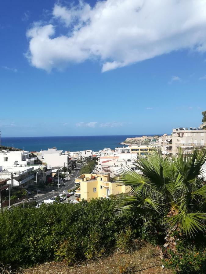 Sea View Cozy Studio Near Center Of Rethymno Town Bagian luar foto