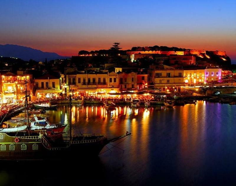 Sea View Cozy Studio Near Center Of Rethymno Town Bagian luar foto