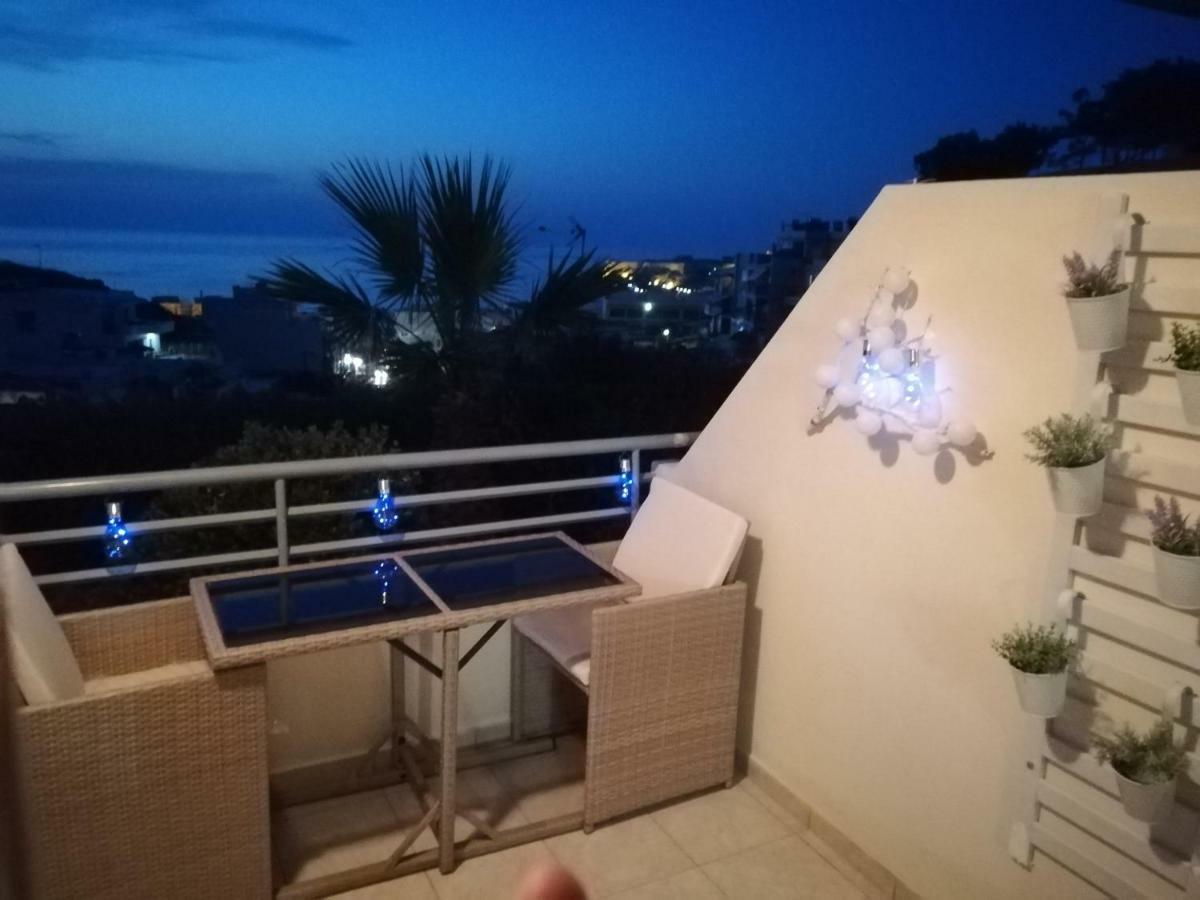 Sea View Cozy Studio Near Center Of Rethymno Town Bagian luar foto