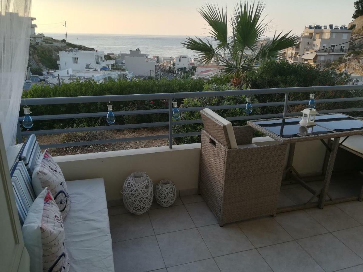 Sea View Cozy Studio Near Center Of Rethymno Town Bagian luar foto