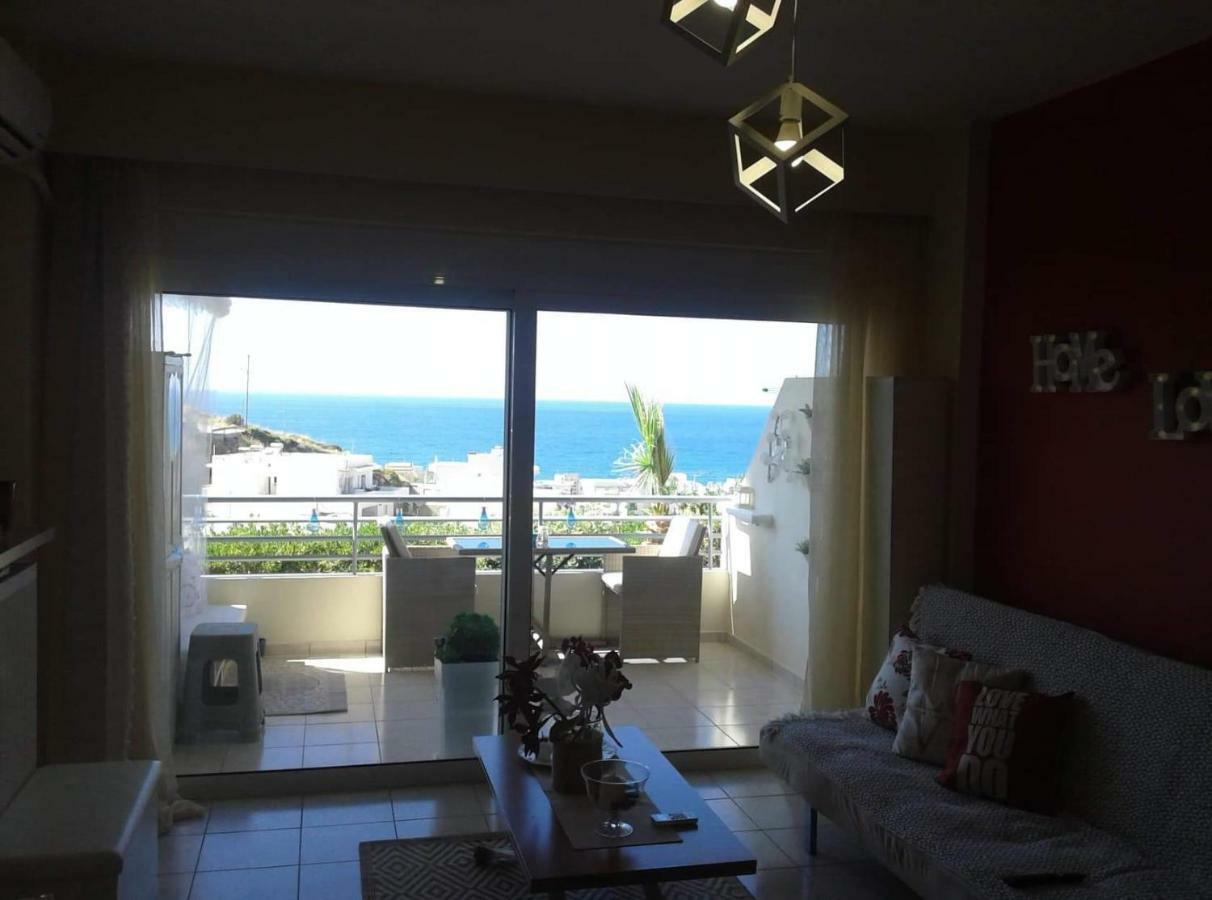 Sea View Cozy Studio Near Center Of Rethymno Town Bagian luar foto